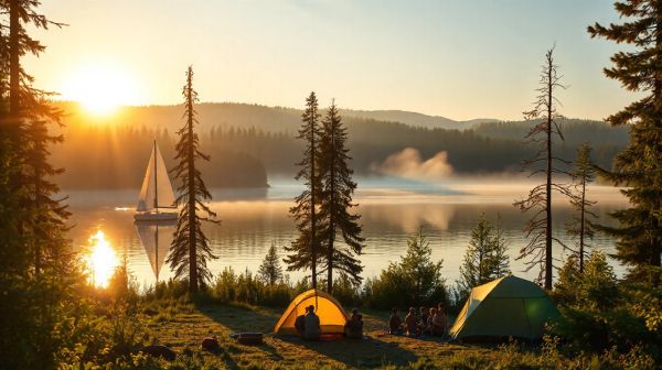 Top campings au bord de l'eau pour une escapade parfaite